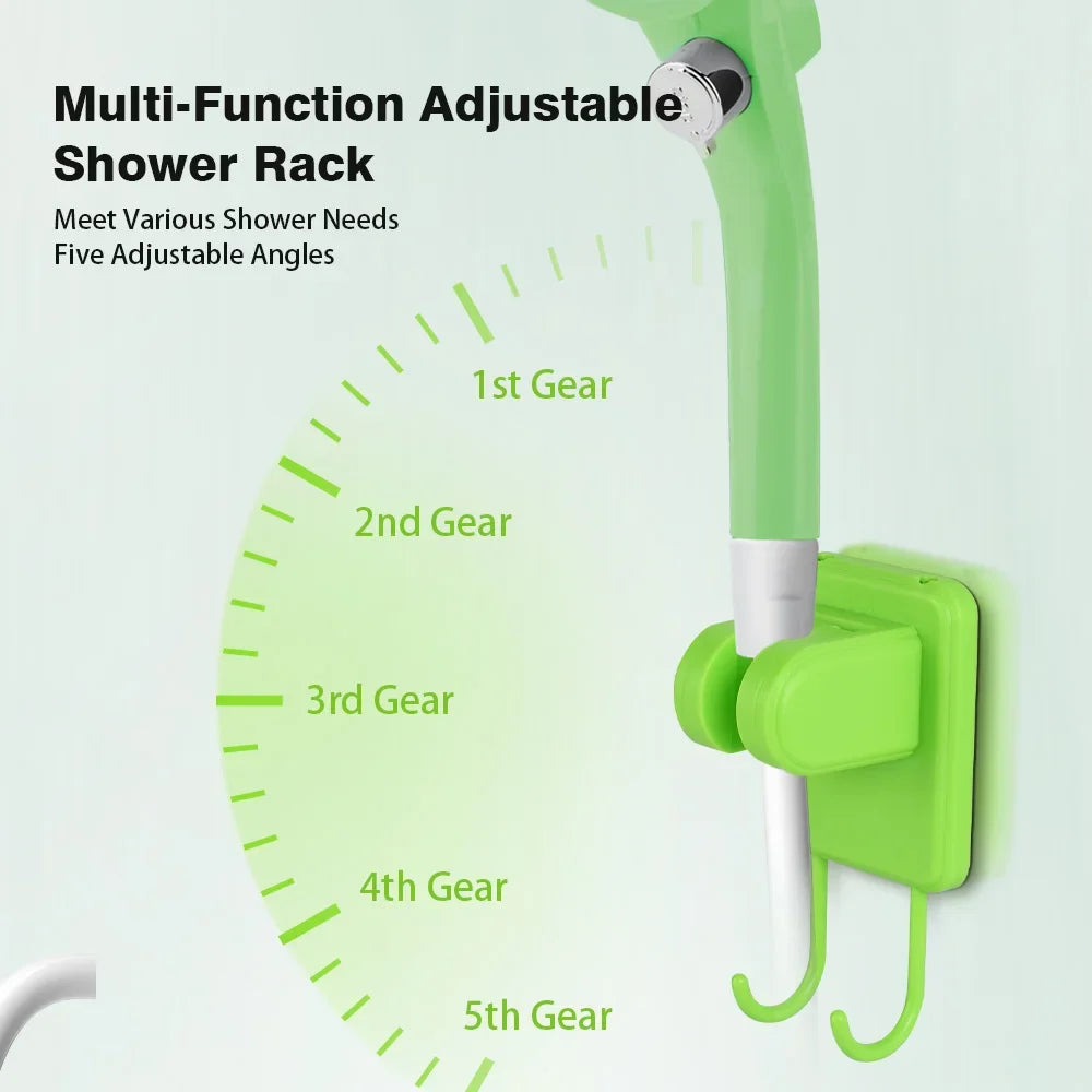 Portable Camping Shower Pump Kit – 6000mAh Outdoor RV Shower with Intelligent Digital Display | Adjustable Camp Shower System