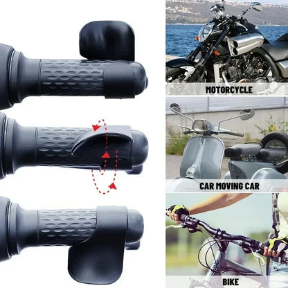 Motorcycle Throttle Assist Grip - Universal Non-Slip Handlebar Hand Rest Control Booster