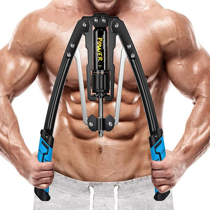 Adjustable Hydraulic Power Twister - Arm & Forearm Exerciser, Chest Expander for Biceps, Core & Full Body Strength Training