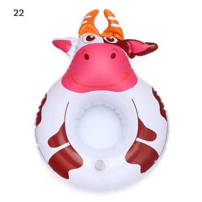 Inflatable Pool Cup Holder Float - Fun Drink Holder for Swimming Pool & Water Sports