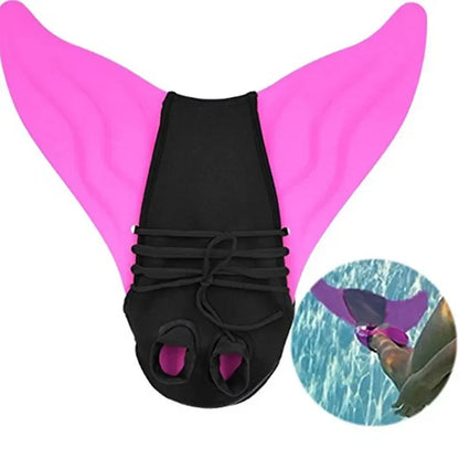 Mermaid Monofin Swimming Flipper for Training & Recreation - Adult & Kids Sizes Available