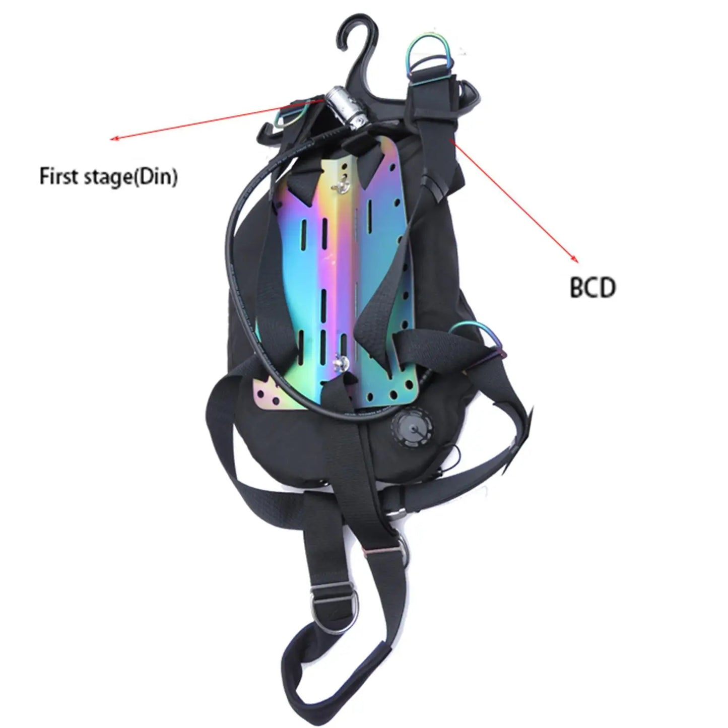 Folding Wetsuit Hanger - Scuba Diving Dry Suit Holder for Draining and Drying