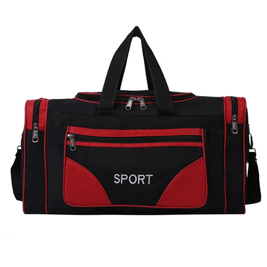Large Capacity Oxford Fitness Duffel Bag - Waterproof Sports Bag with Adjustable Strap