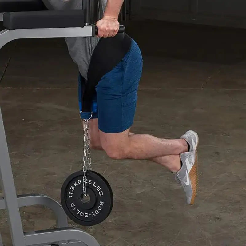 Weight Lifting Belt with Chain - Dipping Belt for Pull-Ups and Strength Training