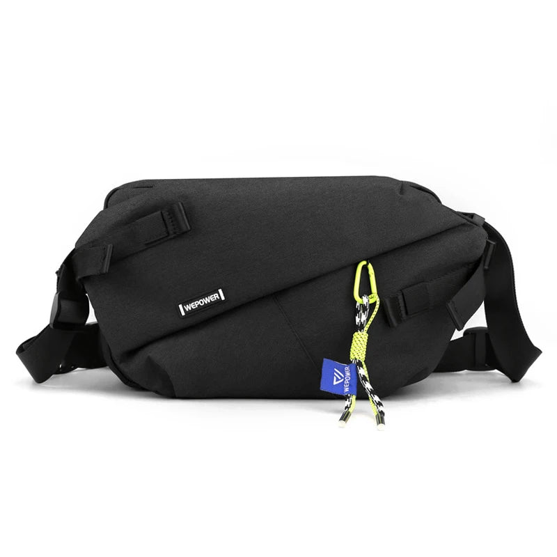 Premium Nylon Waist Pack - Unisex Crossbody Chest Bag for Outdoor & Travel
