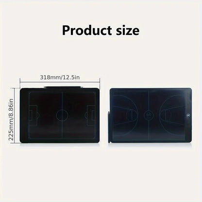 Electronic Soccer Coaching Board - LCD Playmaker Strategy Tactic Board with Flexible Screen and Stylus
