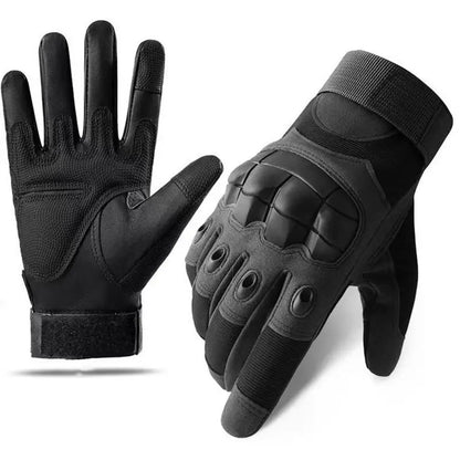 Tactical Touch Screen Gloves - Multi-Sport Protection for Motorcycle, Camping, Hiking, Rock Climbing, Hunting & Fitness