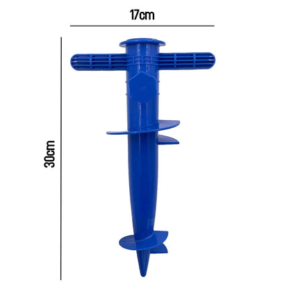 Beach Umbrella Base Insert - Plastic Floor Fork Plug Accessory (1 Piece)