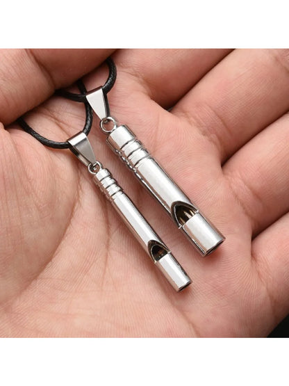 Emergency Survival Whistle - Loud Titanium Portable EDC Keychain for Outdoor Hiking Camping