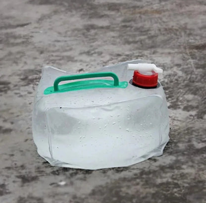 Large Capacity Portable Folding Water Container - Outdoor Camping Kettle & Plastic Bucket Equipment