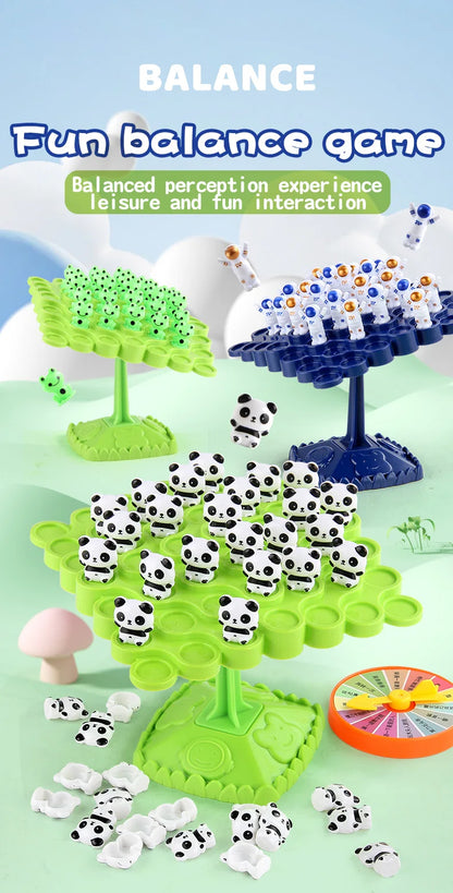 Frog Balance Tree Montessori Math Game - Parent-Child Interactive Tabletop Balancing Toy Gift for Children