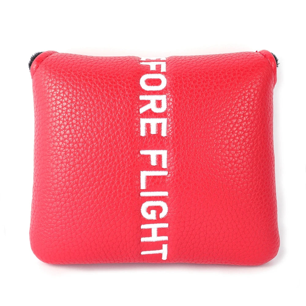 "Remove Before Flight" Golf Club Headcover - Premium Synthetic Leather Protection for Driver, Putter & Woods