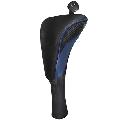 Premium Golf Club Head Covers for Woods & Hybrids - 1 Piece Long Neck Design
