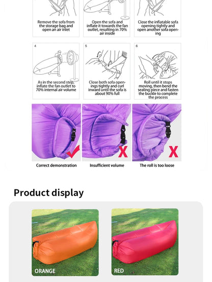 Inflatable Sofa for Outdoor Use