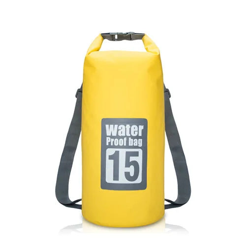 Waterproof Dry Bag Set - 5L/10L/15L/20L/30L PVC Storage Sacks for Kayaking, Canoeing, Rafting & Swimming Adventures