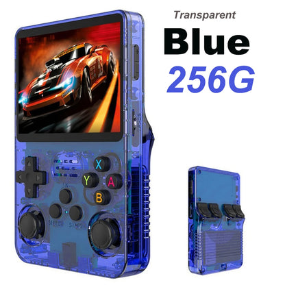 R36S Retro Handheld Game Console - 3.5'' IPS Screen - 64GB/128GB/256GB Storage - ARKOS 2.0 Portable Gaming System