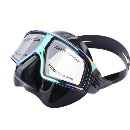 Professional Scuba Diving Mask Set HD Anti-Fog Lens UV Protection Adjustable Snorkeling Swimming Goggles for Adult Divers