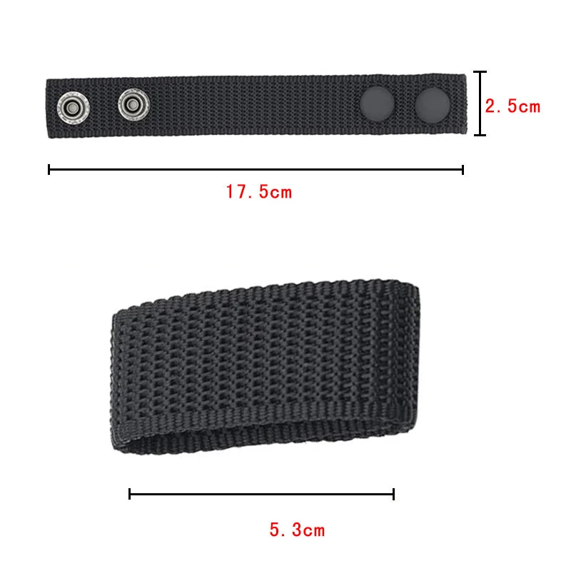 Tactical Belt Set - 4-Piece Multi-Functional Double Nylon Buckle System for Outdoor Sports & Equipment