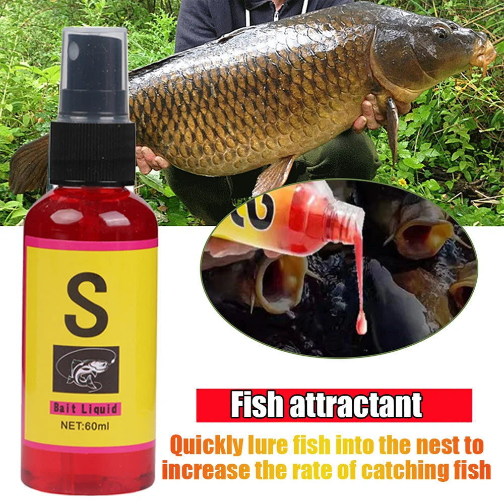 Carp Fishing Lure Additive - 60ml Aqueous Solution Bait for Crucian Carp & Nest Material