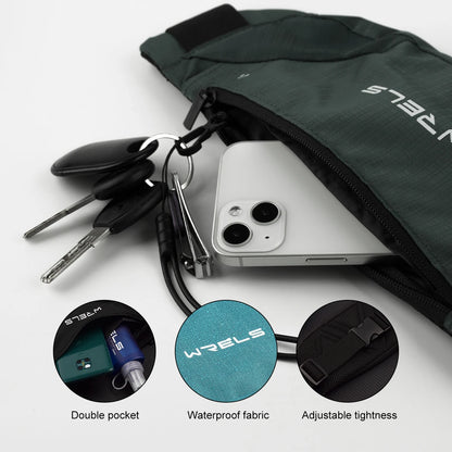 Waterproof Running Waist Bag - Ultra-Thin Elastic Sports Phone Holder for Outdoor Fitness