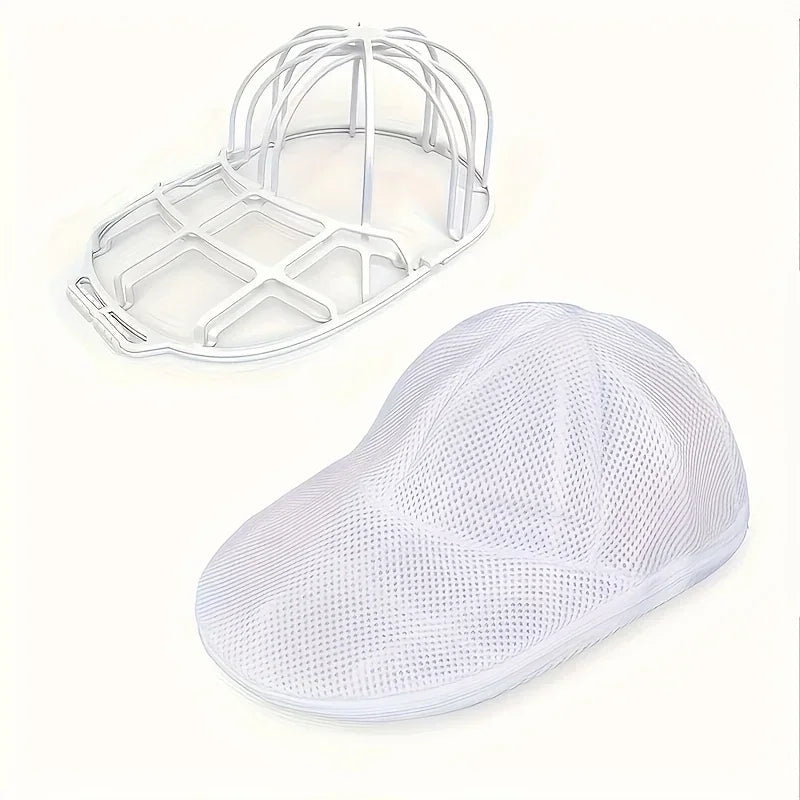 Baseball Cap Washing Machine Cleaner Cage with Mesh Bag