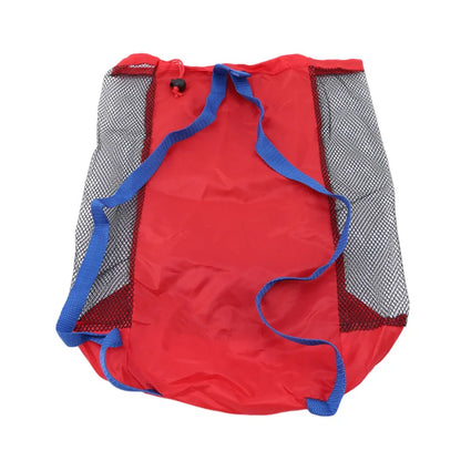 Foldable Mesh Beach Bag - Portable Waterproof Swimming Toy Storage Basket for Children