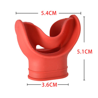 Premium Silicone Scuba Diving Mouthpiece - Comfortable Regulator Cover with Octopus Holder Retainers