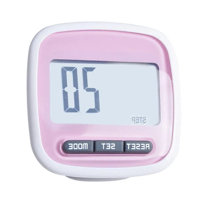 3D Pedometer with LCD Display - Walking & Running Step Counter with Clip