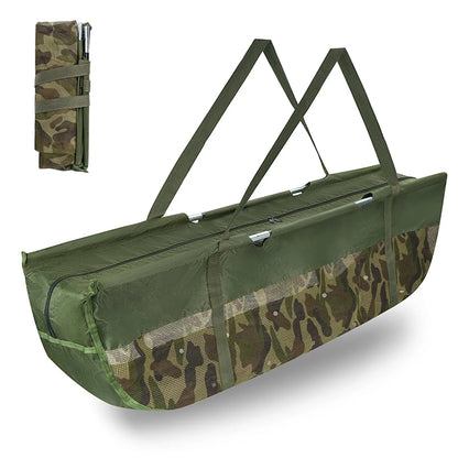 Folding Mesh Fish Weigh Sling - Professional Bass Fishing Weigh Bag