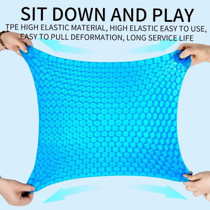 Gel Seat Cushion - Breathable Honeycomb Design for Pressure Relief, Back & Tailbone Pain - Summer Comfort for Home, Office, Wheelchair & Car