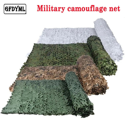 210D Oxford Military Camouflage Netting - Garden Gazebo Sun Shelter Net for Hunting & Outdoor Use
