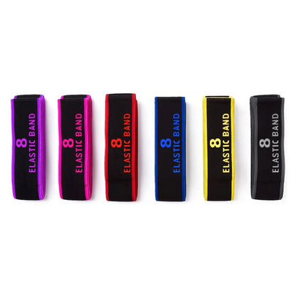 Yoga Stretch Belt (8/10 Sections) - Elastic Resistance Band for Dance, Pilates & Fitness Training