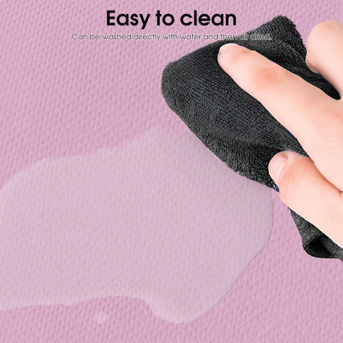 Premium EVA Yoga Mat - Eco-Friendly Foldable Exercise Mat - 173cm x 61cm - Available in 3mm/4mm/6mm Thickness - Pink