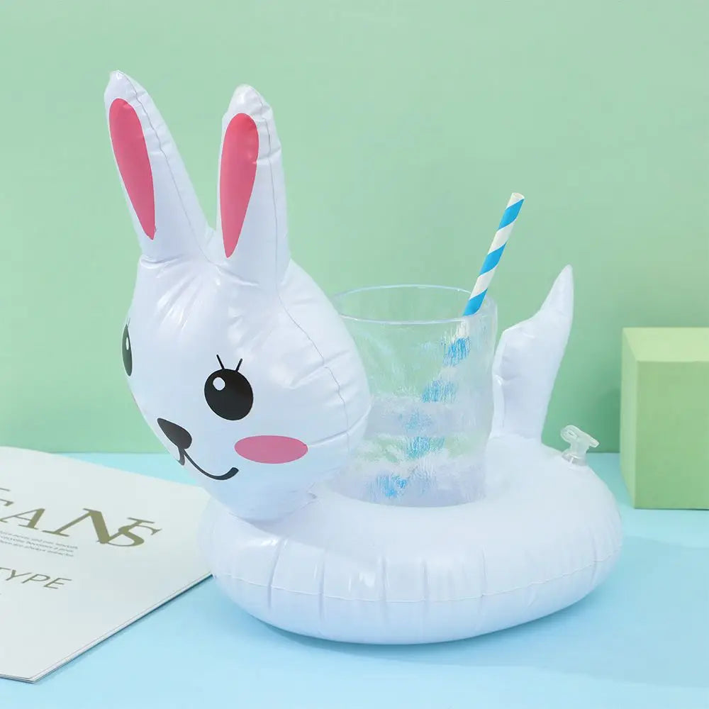 Inflatable Pool Cup Holder Float - Fun Drink Holder for Swimming Pool & Water Sports