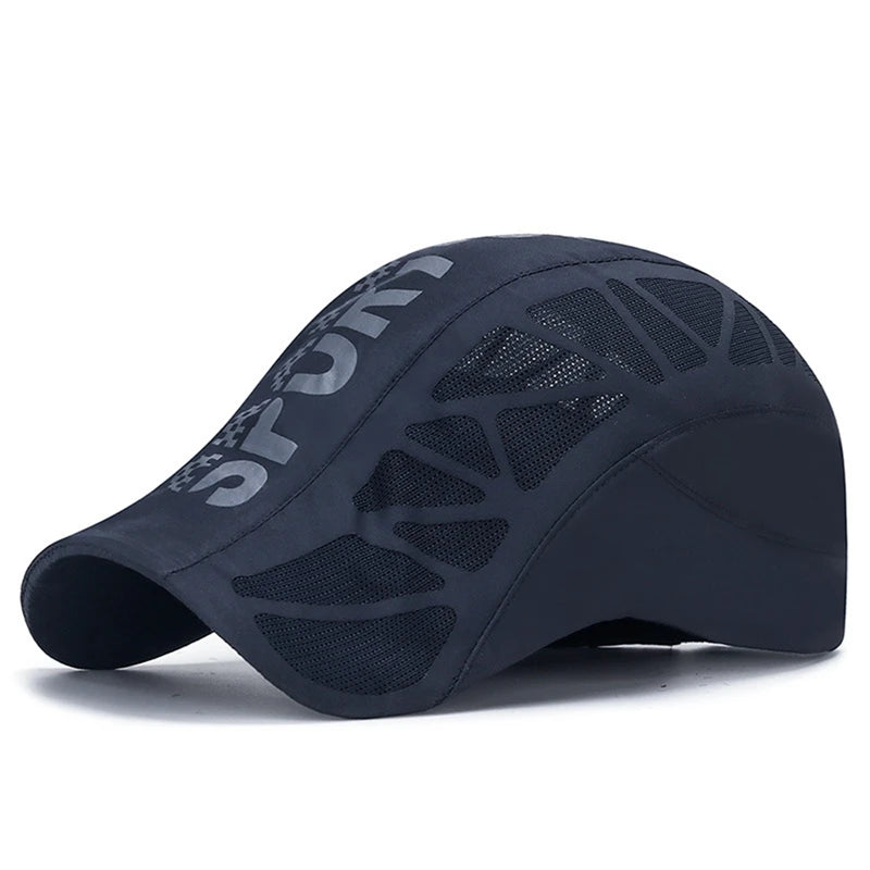 Pro Athletic Quick-Dry Mesh Cap - Breathable Summer Sports Hat for Golf, Baseball, Cycling & Outdoor Activities