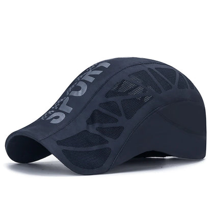 Pro Athletic Quick-Dry Mesh Cap - Breathable Summer Sports Hat for Golf, Baseball, Cycling & Outdoor Activities