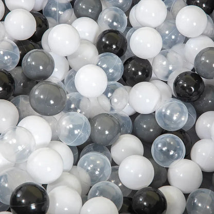 Colorful Ocean Ball Pit Balls - Eco-Friendly Non-Toxic Plastic Play Balls 5.5cm (50pcs Love & Star Shapes)