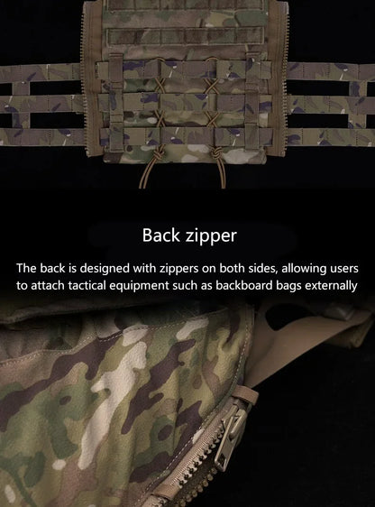 Tactical Sport Vest 2.0 - Breathable Adjustable Quick Release Nylon Carrier for Airsoft, Paintball & Outdoor Training