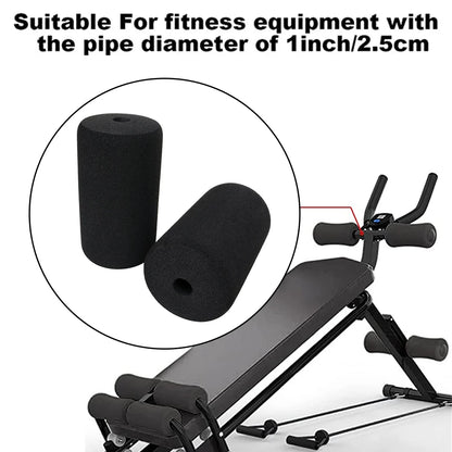 Professional Foot Foam Pads & Foam Rollers Kit for Workout Machines