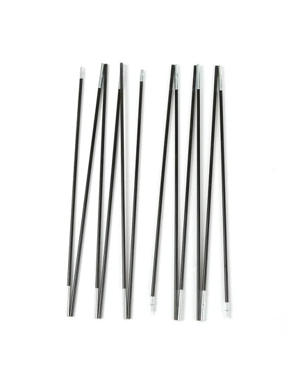 Glass Fiber Tent Arc Poles Replacement - 12-Piece Set (1 Pair) for Camping Tents (3.26m/3.4m/3.9m Options)