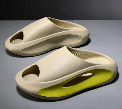 EVA Soft Sole Summer Slippers - Unisex Indoor/Outdoor Slides with Thick Cushioned Bottom for Beach & Home