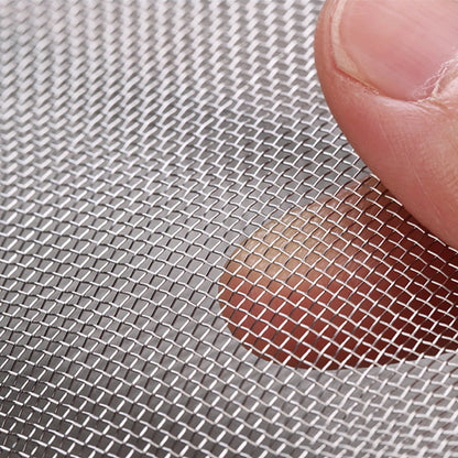 304 Stainless Steel Mesh Screen - 30 Mesh Woven Metal with 0.07mm Holes for Ventilation, Windows & Filters