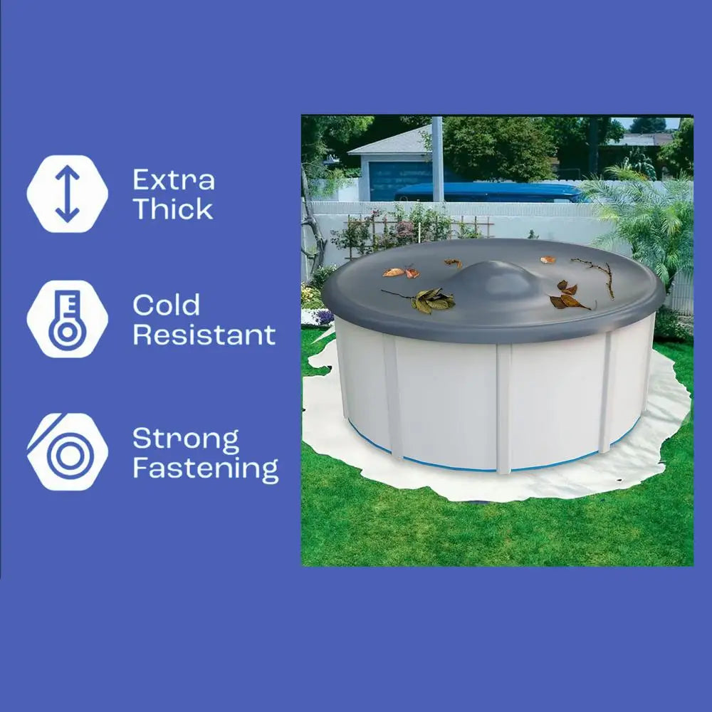4×4 ft Pool Air Pillow for Winter Protection - Extra Durable 0.4mm PVC Above-Ground Pool Winterizing Kit
