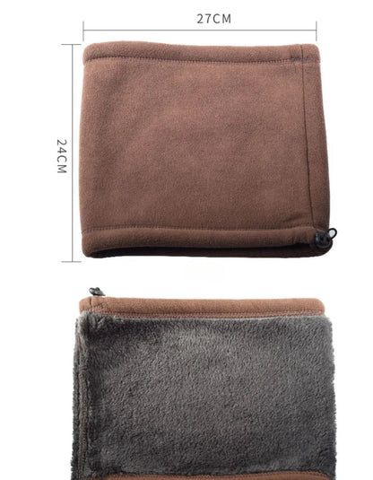 Winter Fleece Balaclava Face Mask - Windproof Neck Warmer for Men & Women - Motorcycle Cycling Hiking Camping Outdoor Scarf