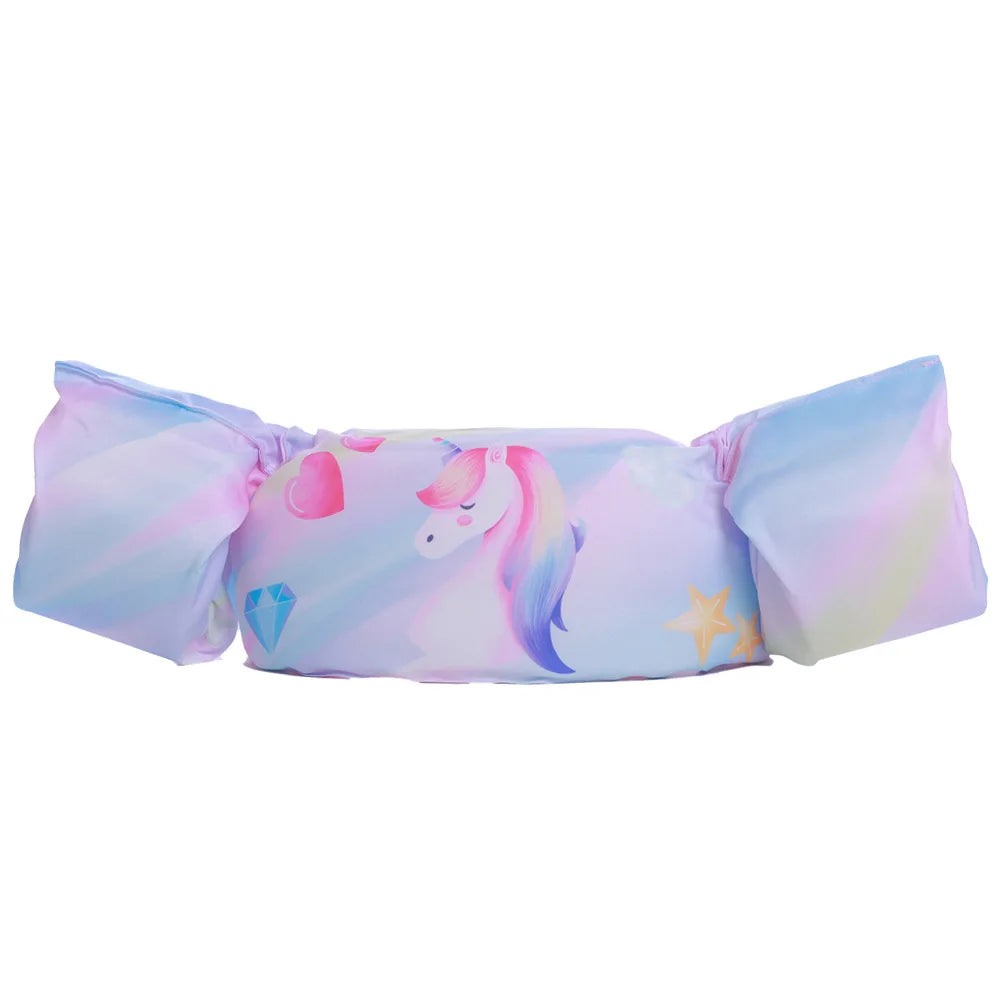 Adjustable Baby Swimming Life Jacket - Cartoon Foam Arm Sleeves with Safety Float Ring for Pool Training