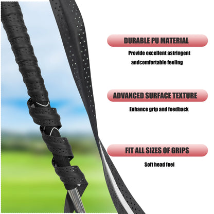 Premium Golf Grip Tape - Non-Slip PU Club Grip Wrap with Sweat-Proof Technology - Universal Fit for Drivers, Irons & Putters