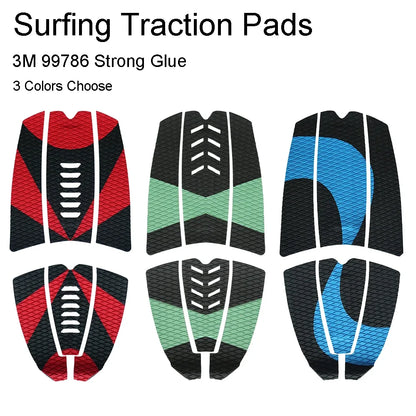 Premium EVA Surfboard Traction Pads - 6 Piece Set