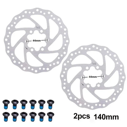 ZTTO Bicycle Brake Rotor 120 140 160 180 203mm 6 in Stainless Steel Hydraulic Brake Rotor MTB Road Bike Disc Brake With T25 Bolt