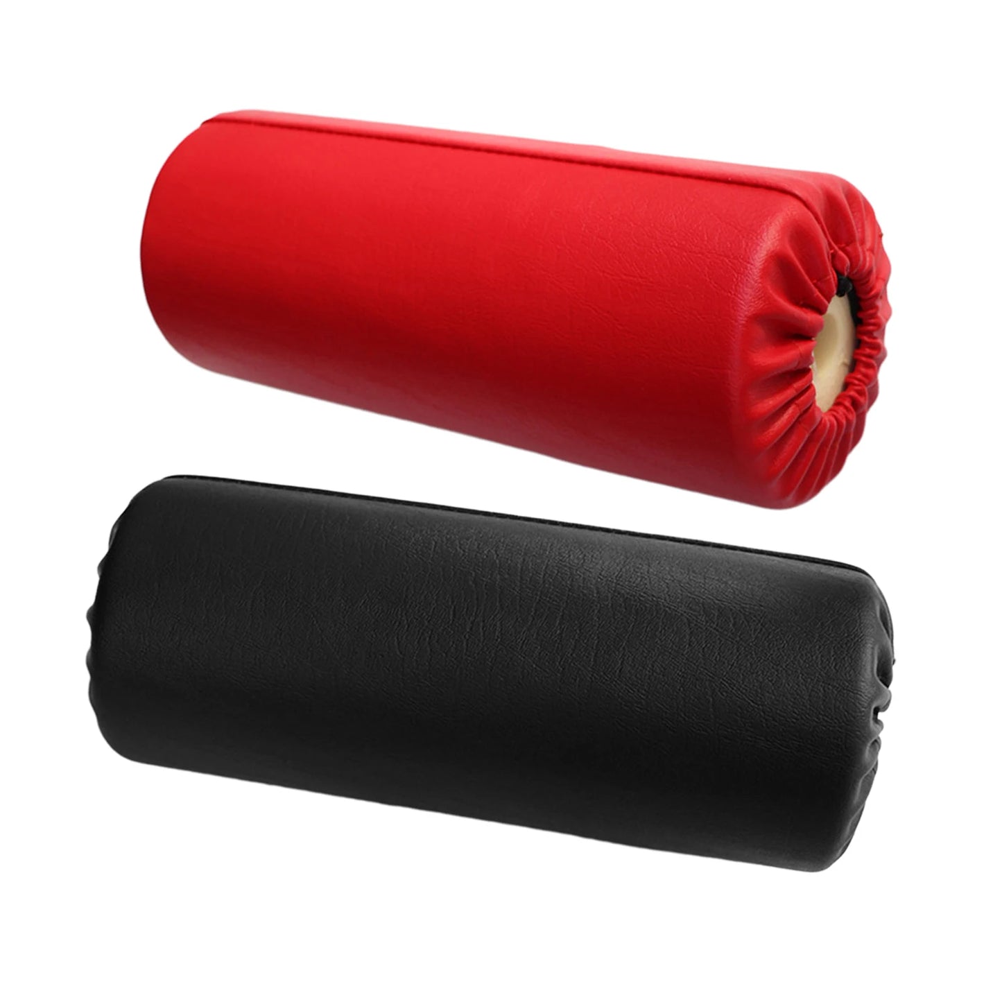PU Leather Foam Foot Pad Roller 20cm Replacement Sponge Roller for Home Gym Fitness Exercise Machines