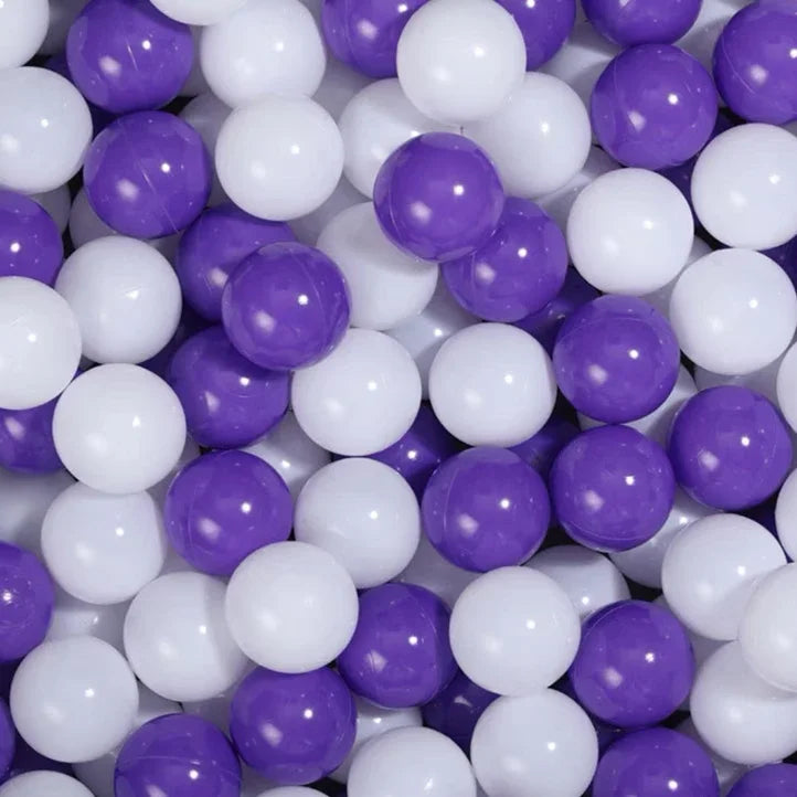 Colorful Ocean Ball Pit Balls - Eco-Friendly Non-Toxic Plastic Play Balls 5.5cm (50pcs Love & Star Shapes)